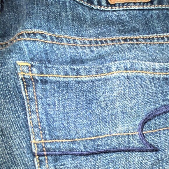 NEW WITHOUT TAGS AMERICAN EAGLE OUTFITTERS EMBROIDERED FLOWER SHORTS - Picture 3 of 9